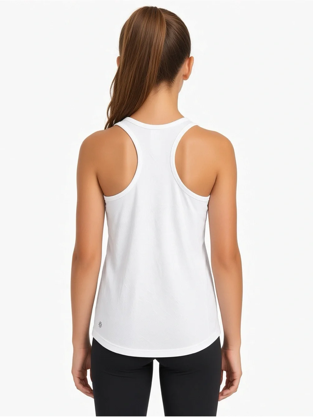 Athleta White Girls' Racerback Athletic Tank